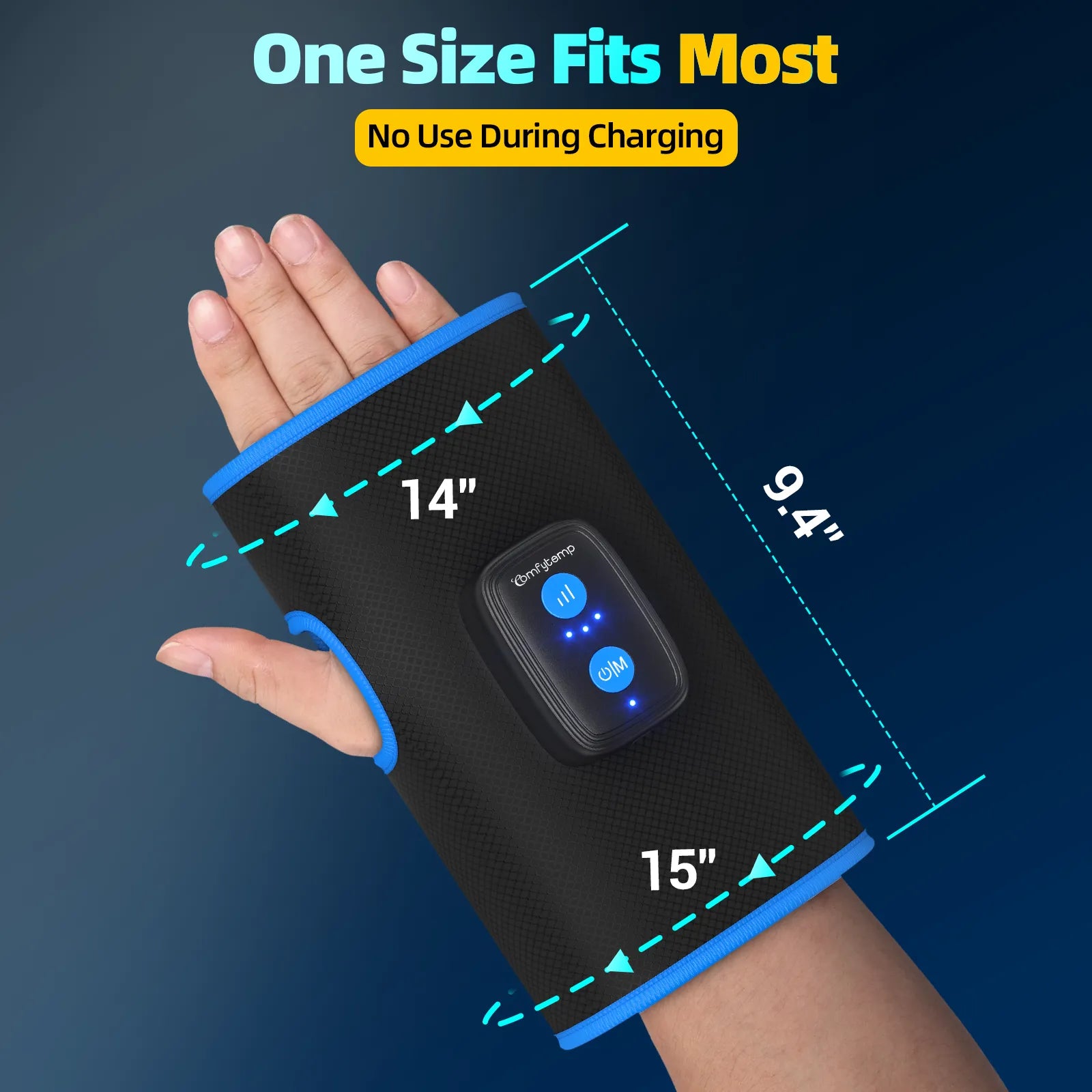 K91A5-Comfytemp Auto Compression Wrist Ice Pack Wrap