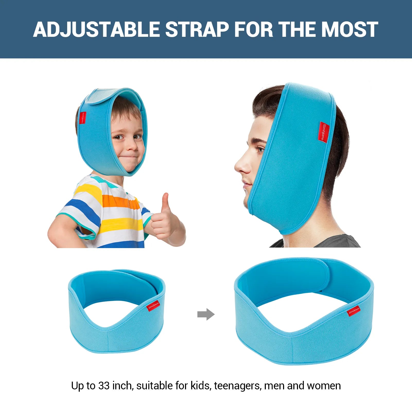 K9121-Comfytemp Wisdom Teeth Ice Pack Head Wrap