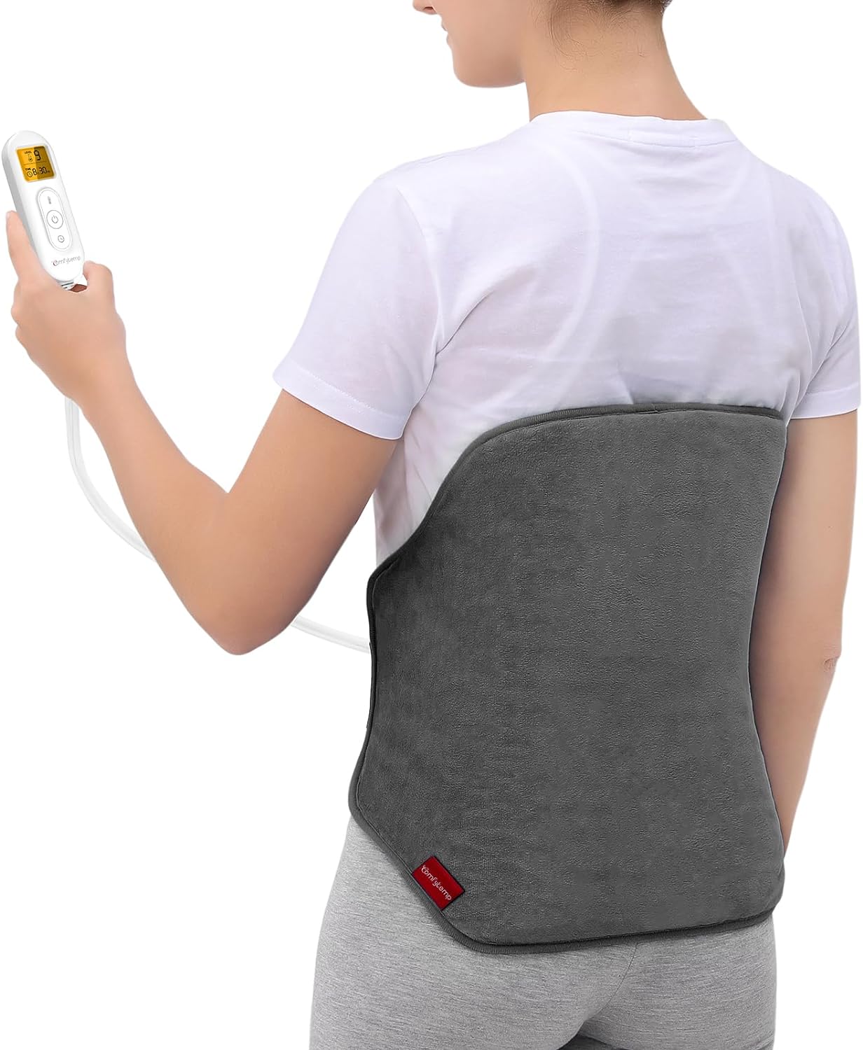  ComfyMed Premium Quality Back Brace CM-102M with Removable  Lumbar Pad for Lower Back Pain Relief (LGE 38-50 Belly) : Health &  Household