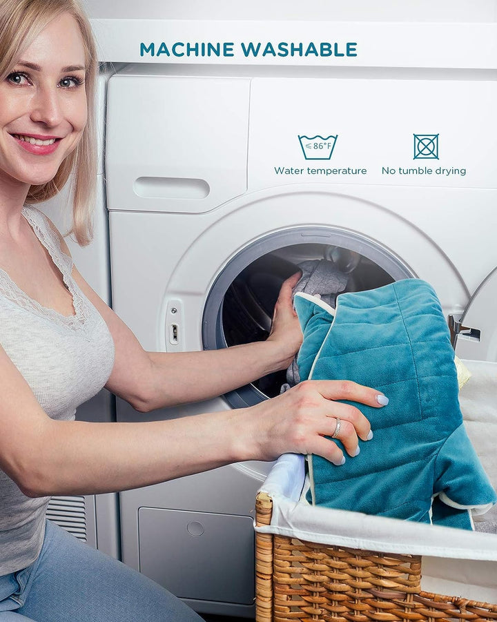 Photo 1 of Comfytemp neck and shoulder heating pad is filled with micro-glass beads to relax your body. It effectively relieves neck, shoulder, and upper back pain.  Comfytemp 19"x22" oversized fully covers your neck, shoulders, and upper back, which helps effective