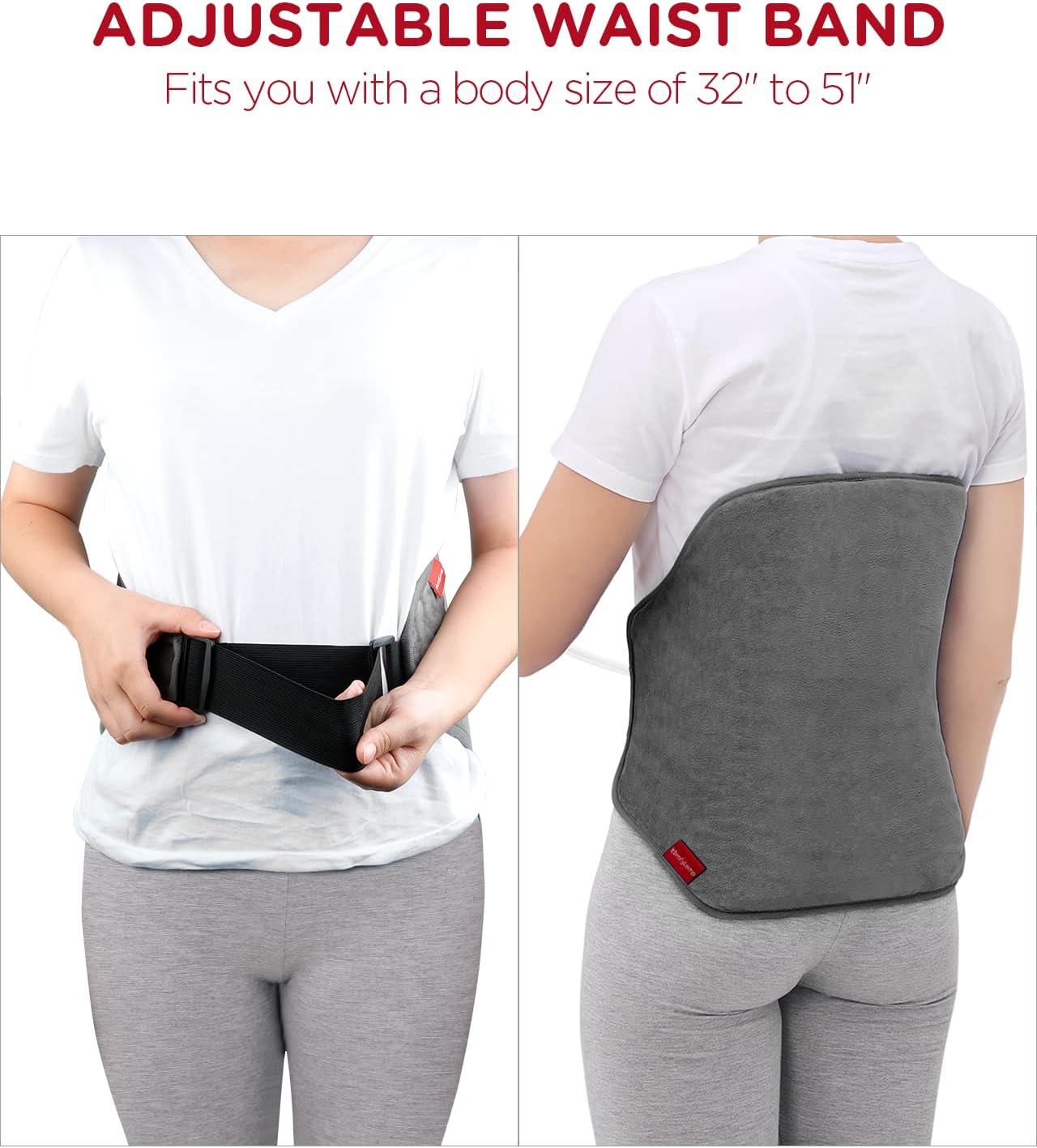ComfyWarmth™ Upgraded Heating Pad for Back Pain Relief