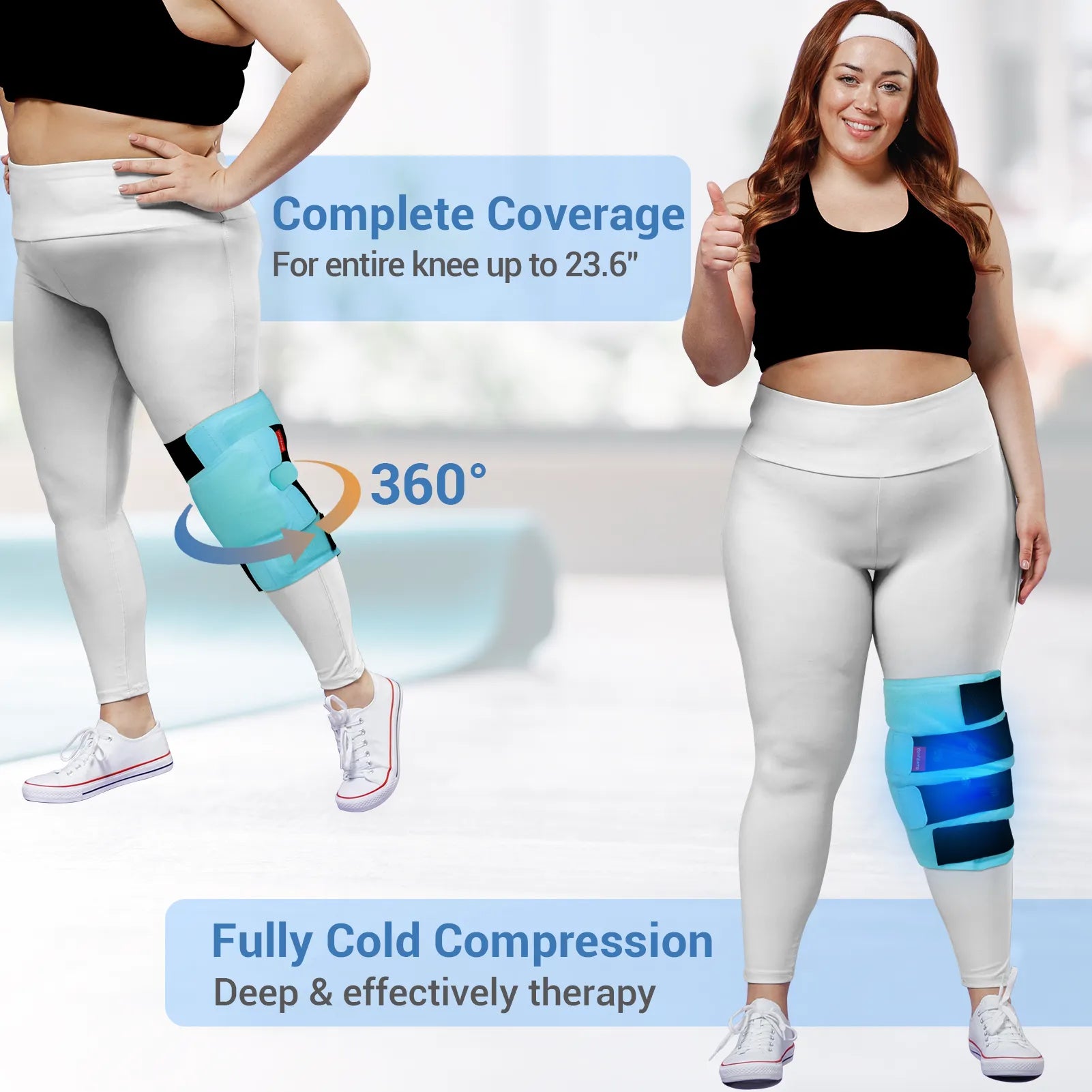 K9151-Comfytemp Large Knee Ice Pack Wrap