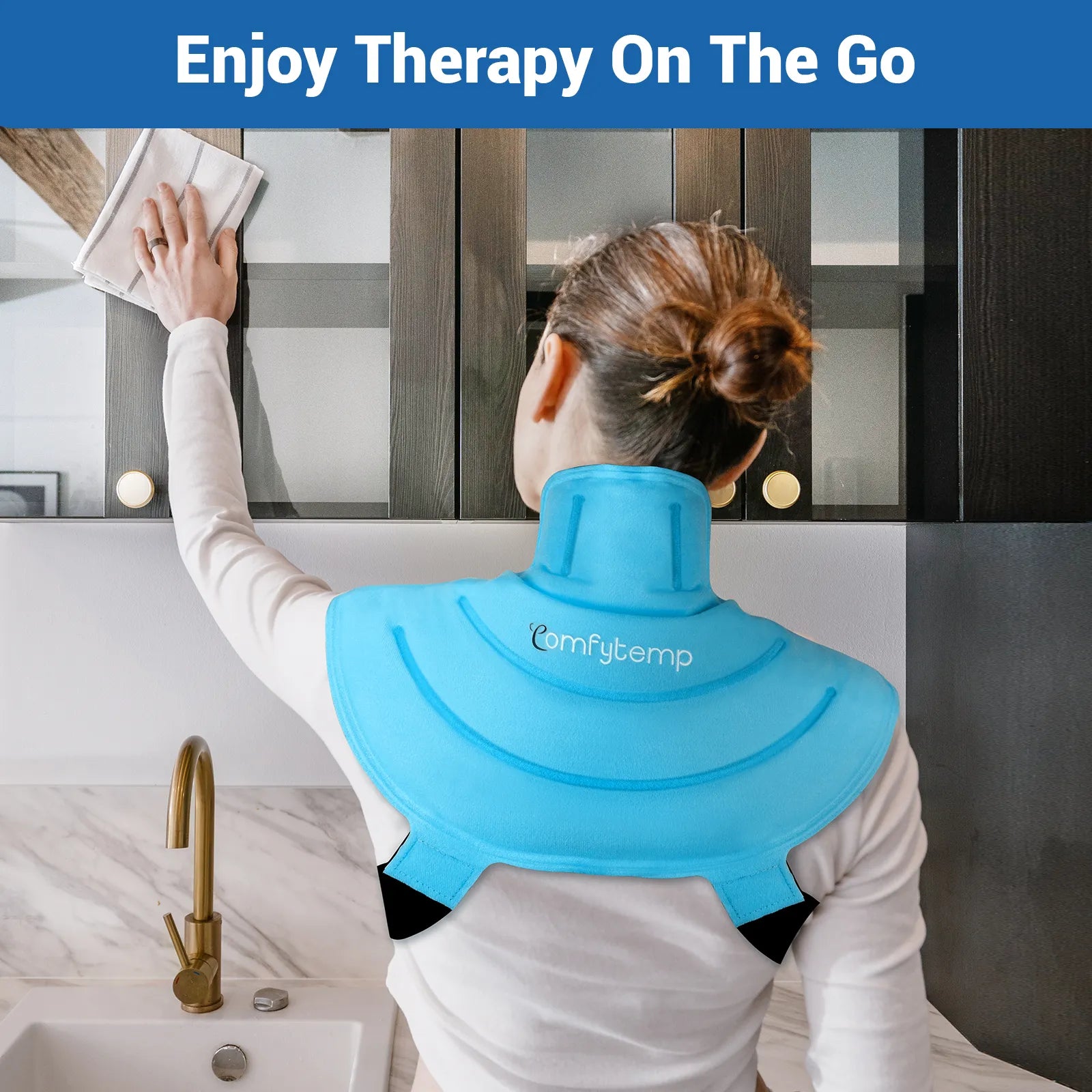 K9146-Comfytemp Large Neck Shoulders Ice Pack Wrap