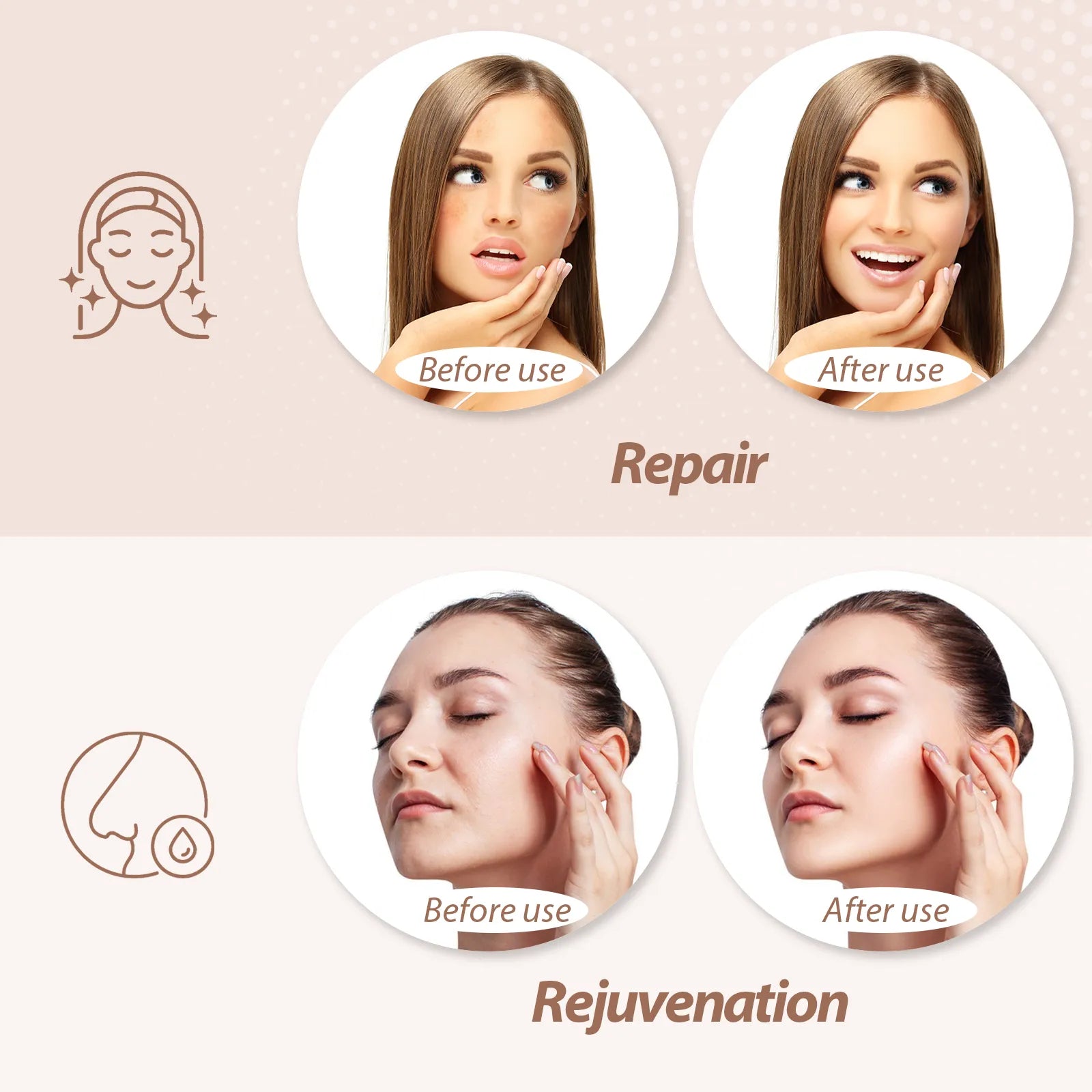 Lámpara de belleza facial de luz roja Comfytemp🔥