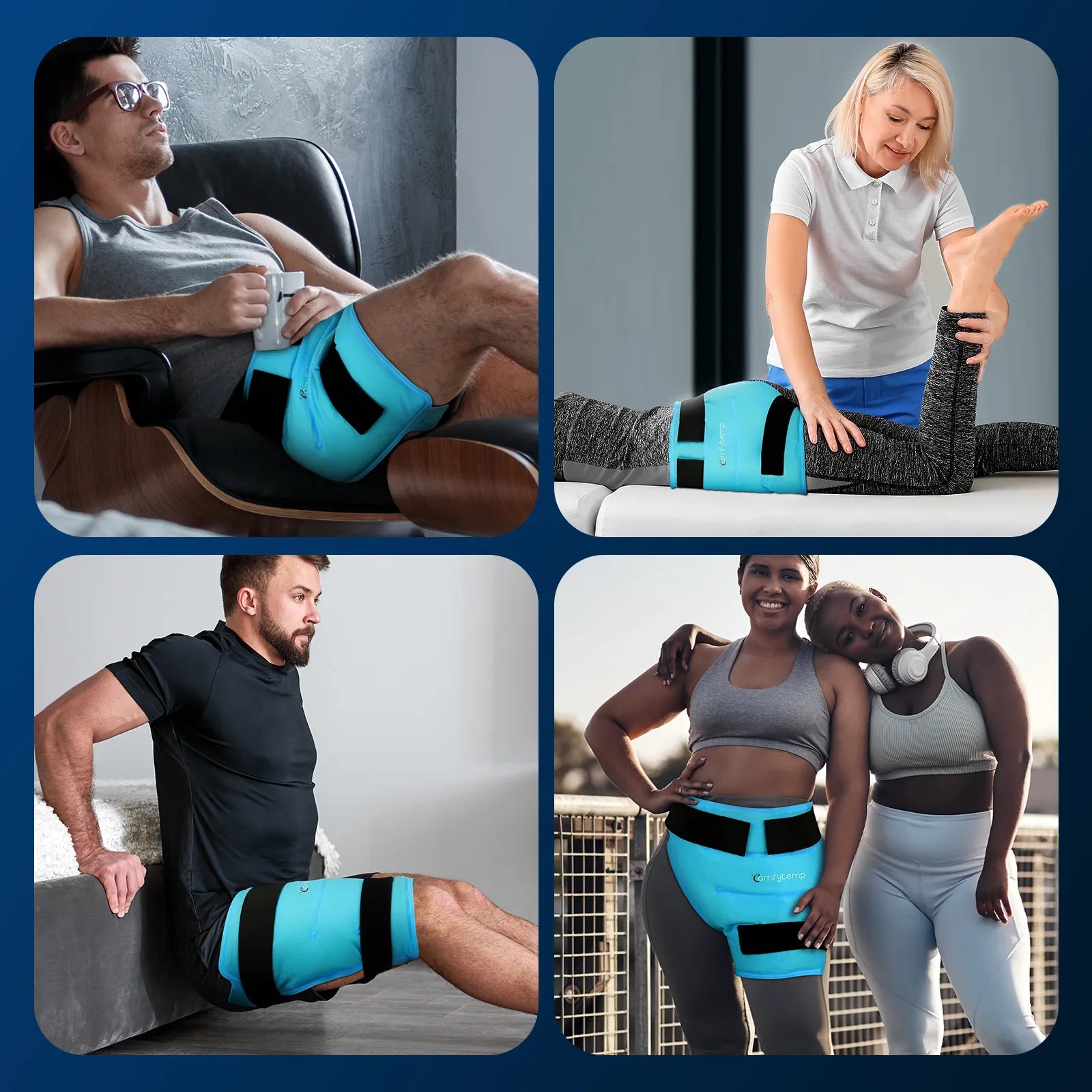 K9143-Comfytemp Large Hip Ice Pack Wrap