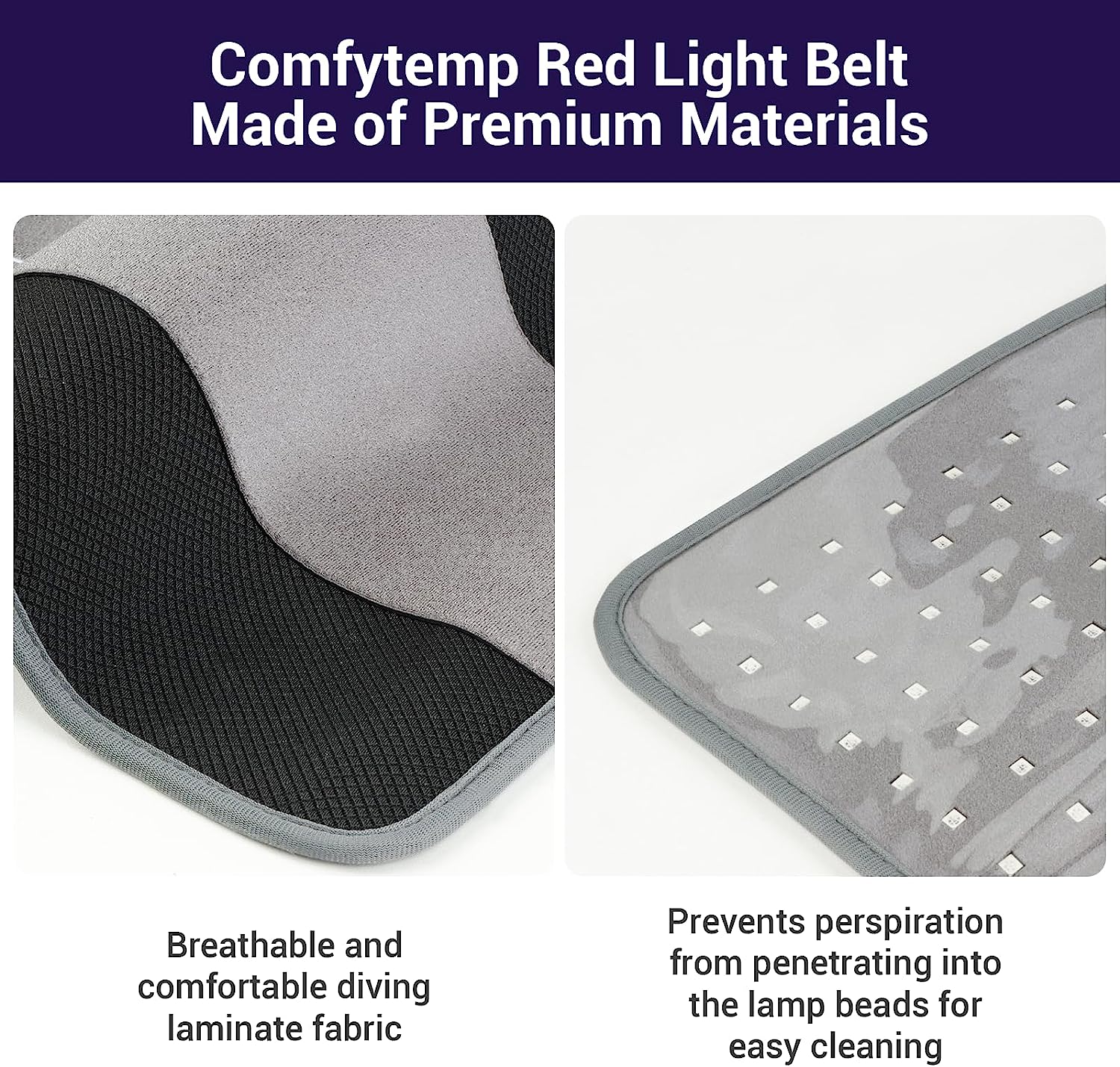 Red Light Therapy for Body, Large Infrared Light Therapy Pad, 12" x 24"