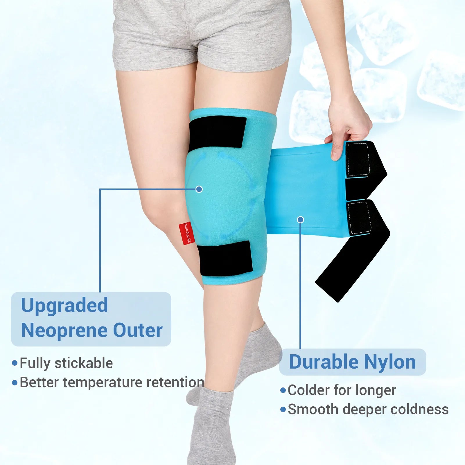 K9151-Comfytemp Large Knee Ice Pack Wrap