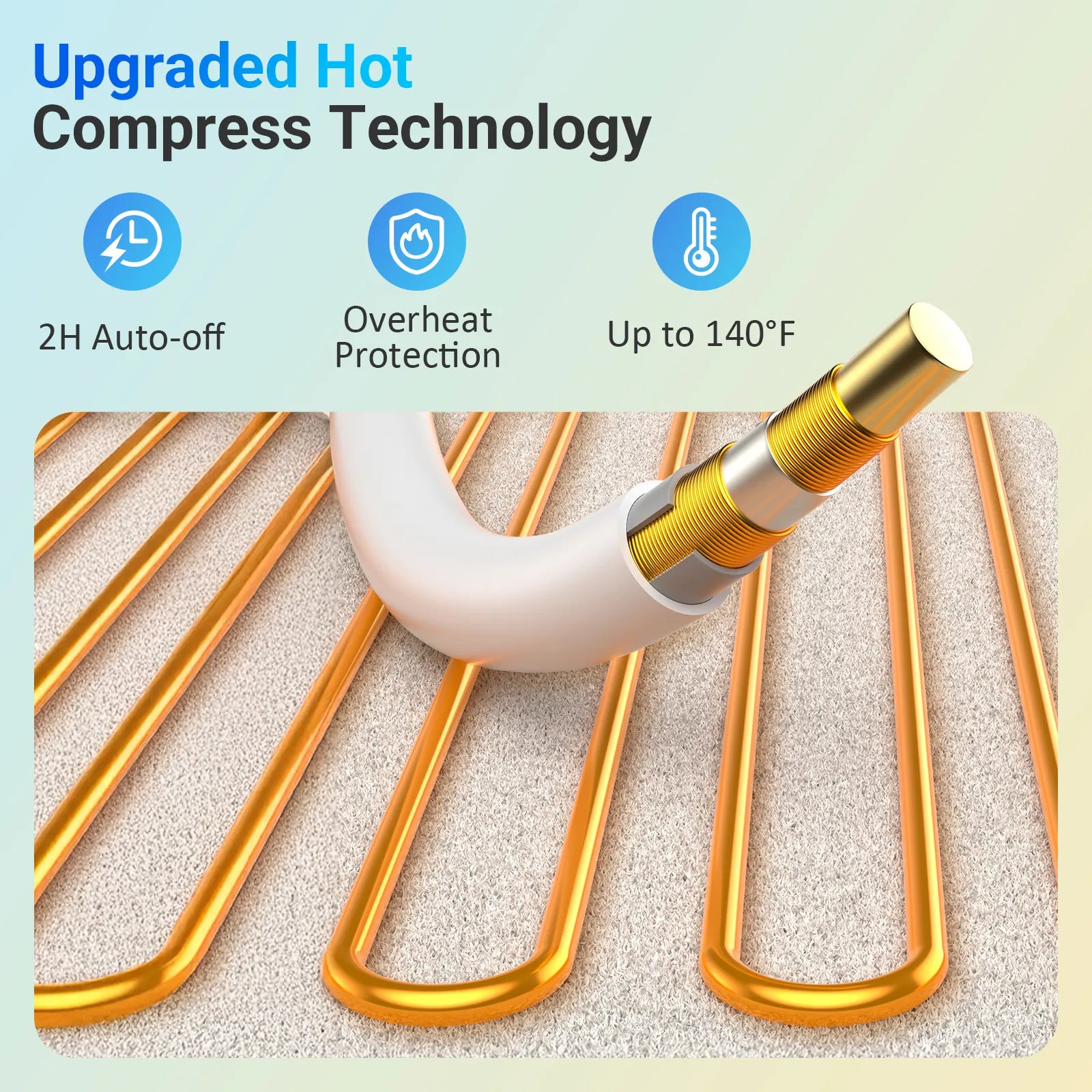 K9036-Comfytemp 22"x33" Weighted Heating Pad