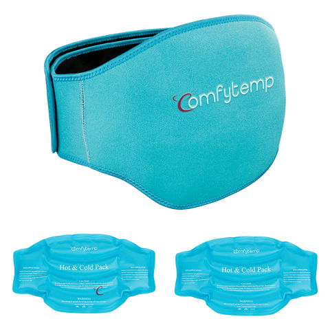 Hot and Cold Gel Pack Wrap For Lower Back