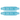 Two light blue Comfytemp gel ice pack wraps displayed on a transparent background.