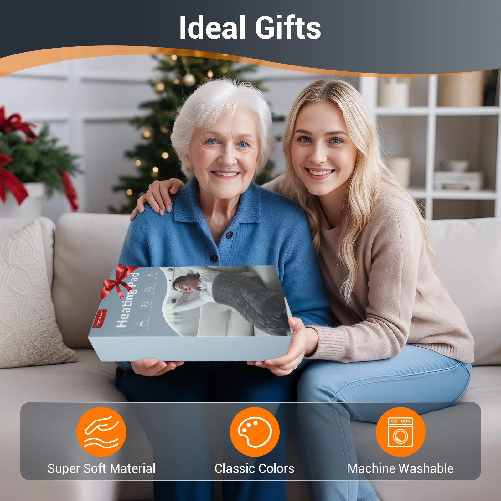 K9059-Comfytemp 17"×33" Weighted Heating Pad