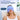 A woman wearing a lavender Comfytenp cooling gel wrap on her forehead and temples for relief.