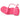 Pink Comfytemp heating pad with controller showing power, heat, and vibration buttons.