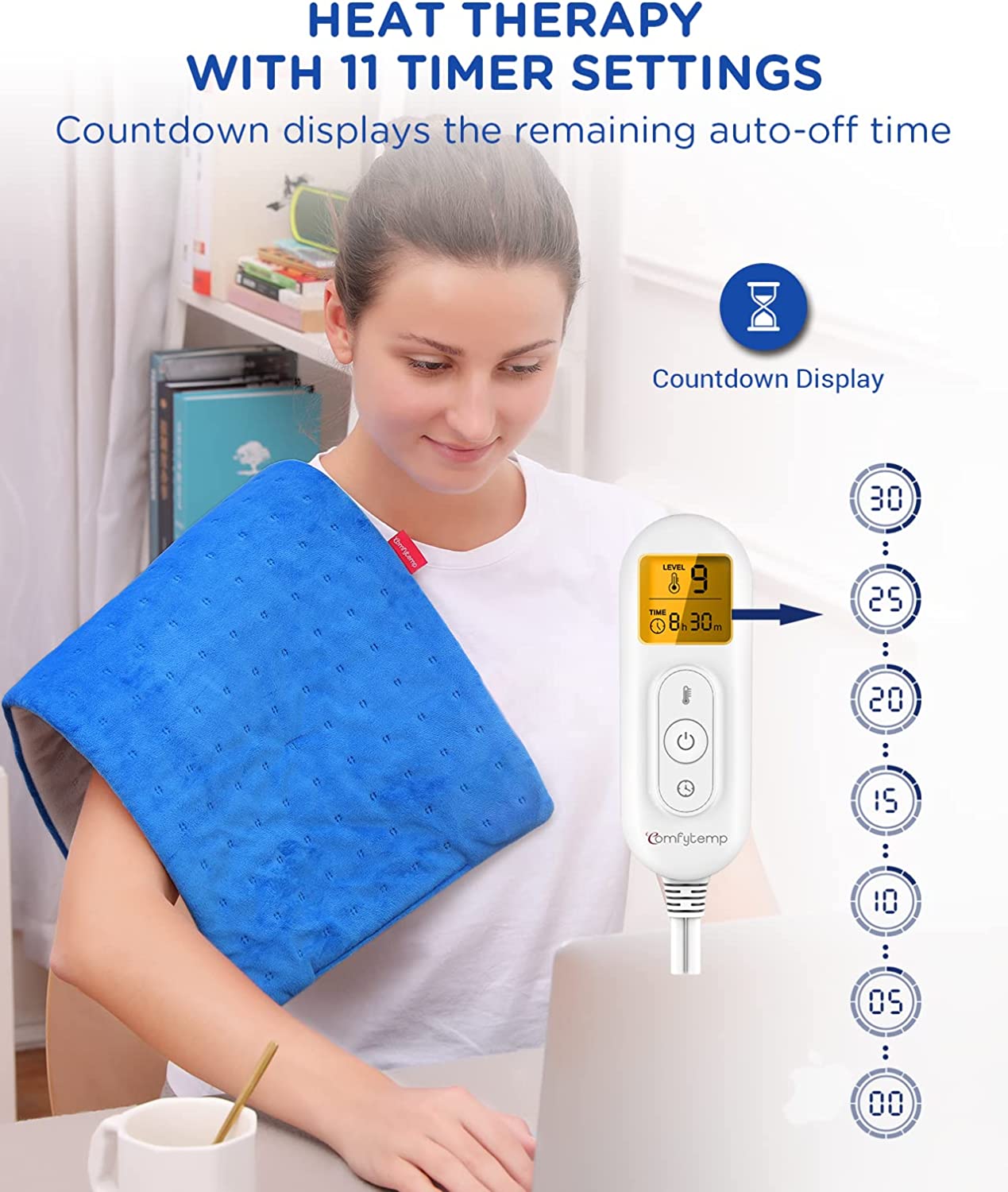 ComfyWarmth™ Upgraded Electric Heating Pad – Comfytemp