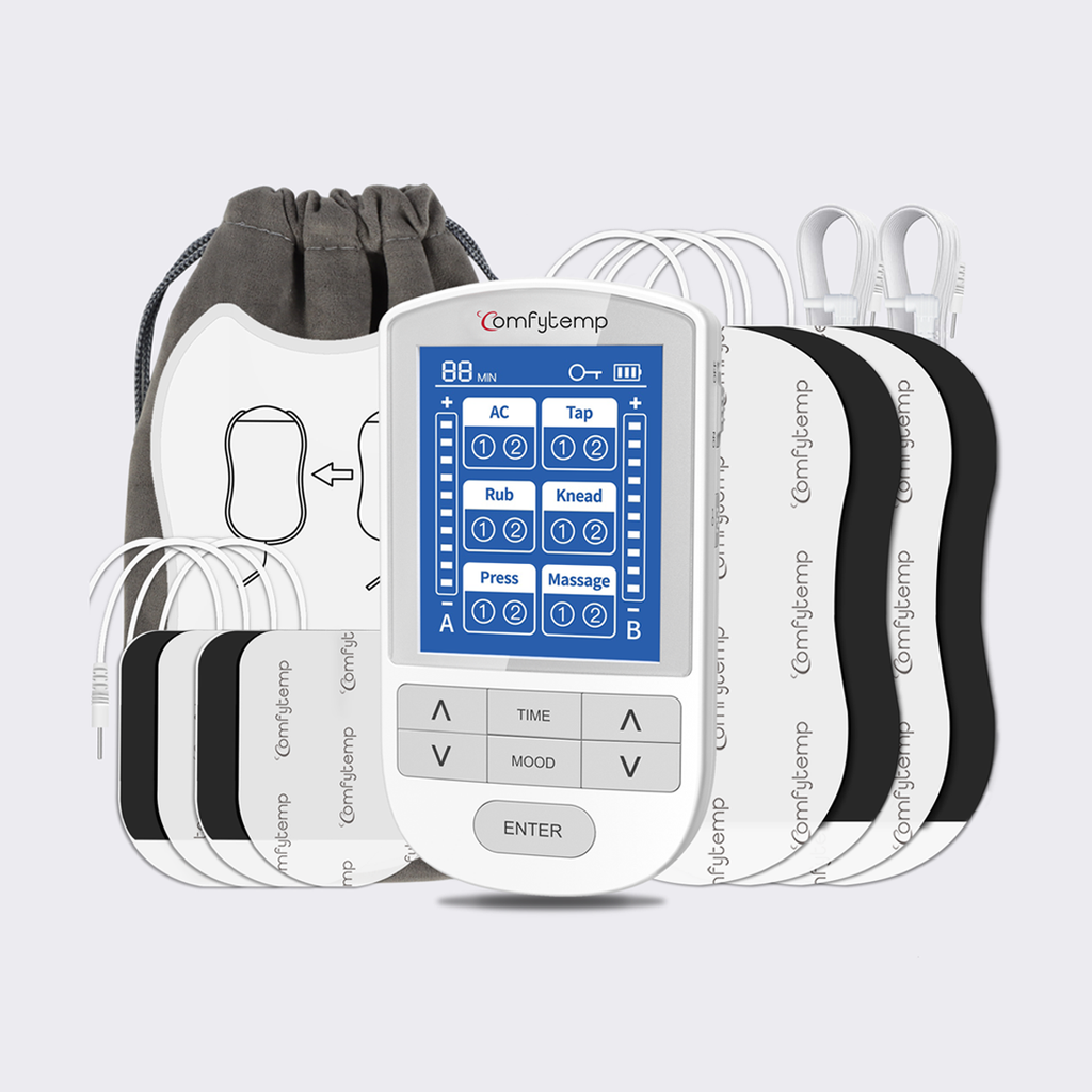 4 Outputs TENS Unit Muscle Stimulator 24 Modes – Comfytemp